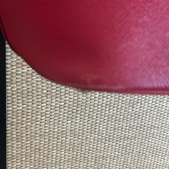 Coach Red Leather Tote Bag - Picture 9 of 9